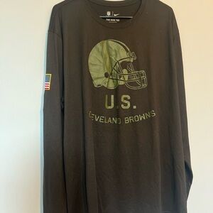 Cleveland Browns Long Sleeve Nike On the Field